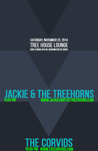 Jackie and The Treehorns @ Treehouse Lounge